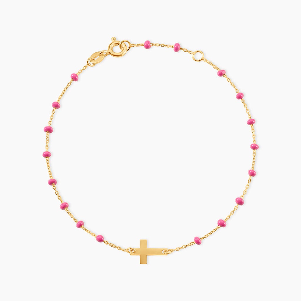 Bracelet Krystle Argent Dor&eacute; A L'Or 750/1000 - Bracelets cha&icirc;nes Femme | Marc Orian