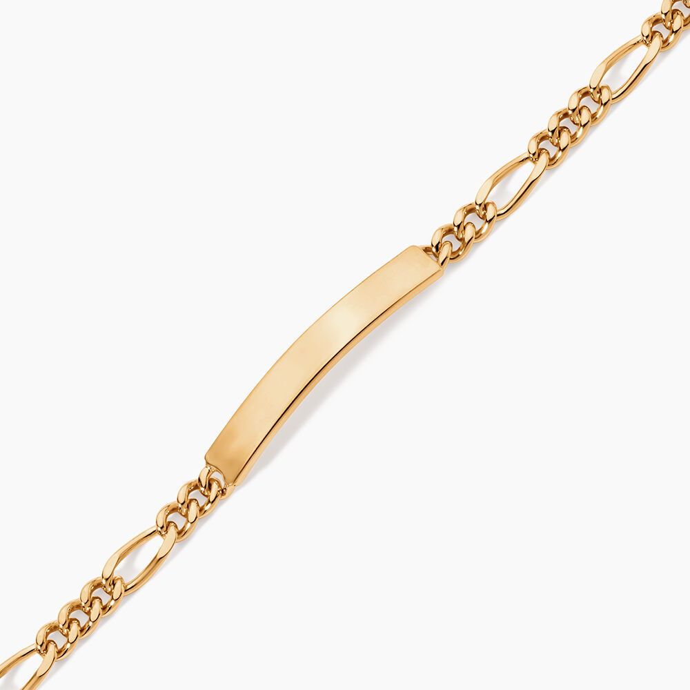 Bracelet Identit&eacute; Plaqu&eacute; Or Jaune Bixente - Gourmettes Homme | Marc Orian