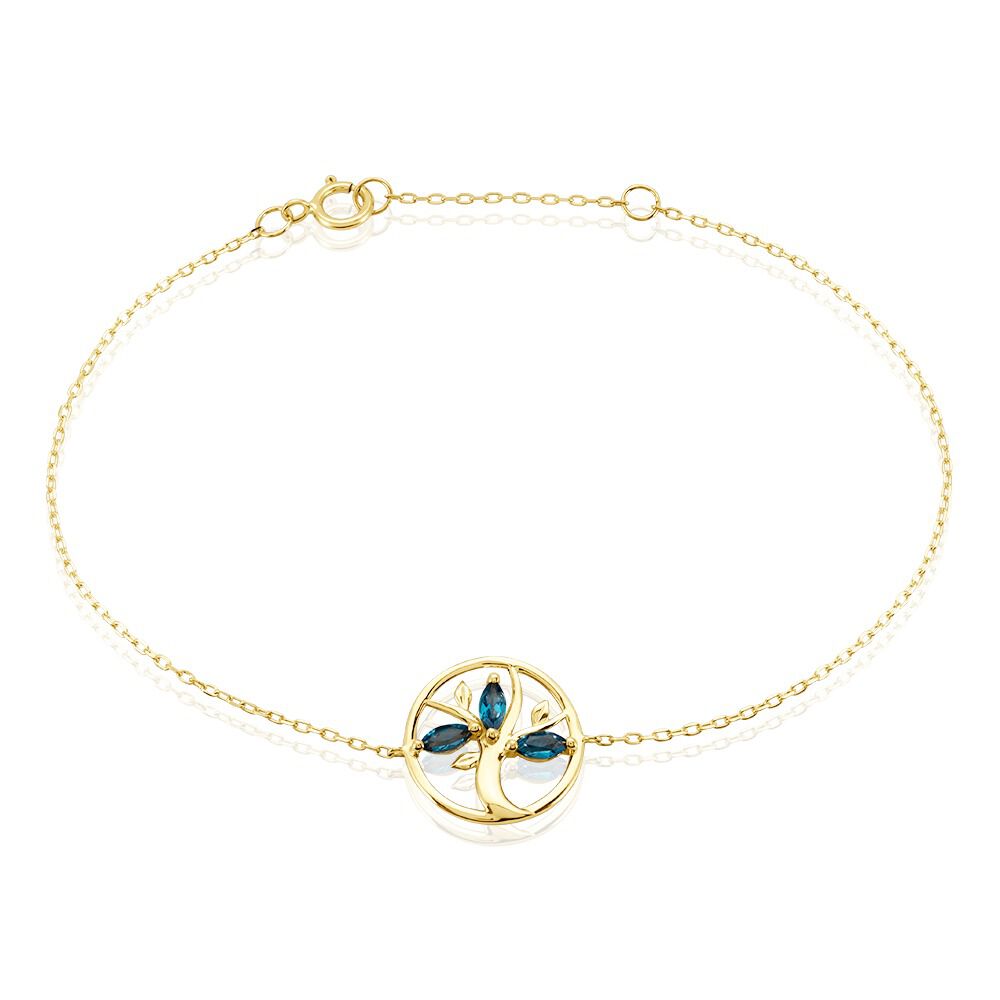 Bracelet Baylee Or Jaune Topaze - Bracelets chaînes Femme | Marc Orian