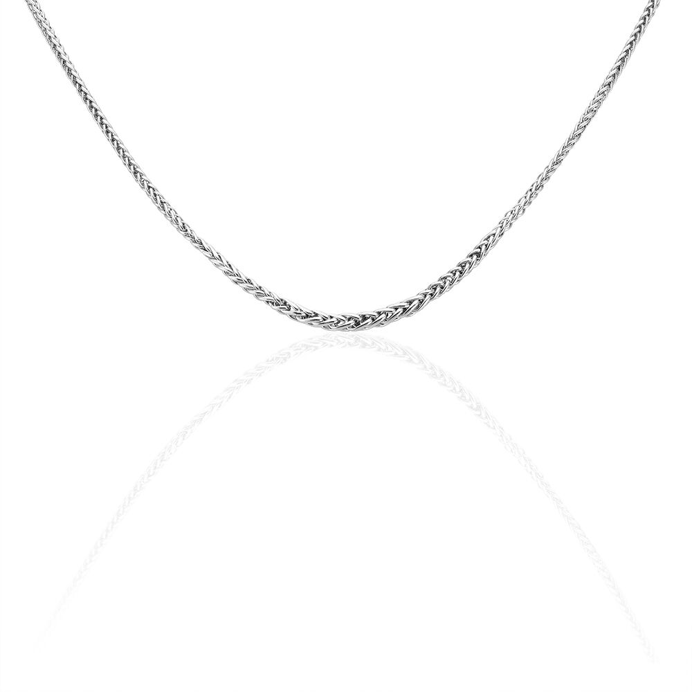 Collier Jany Danilo Maille Palmier Or Blanc - Chaines Femme | Marc Orian