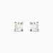 Boucles D'oreilles Puces Aphrodite Or Blanc Diamant - Puces Famille | Marc Orian