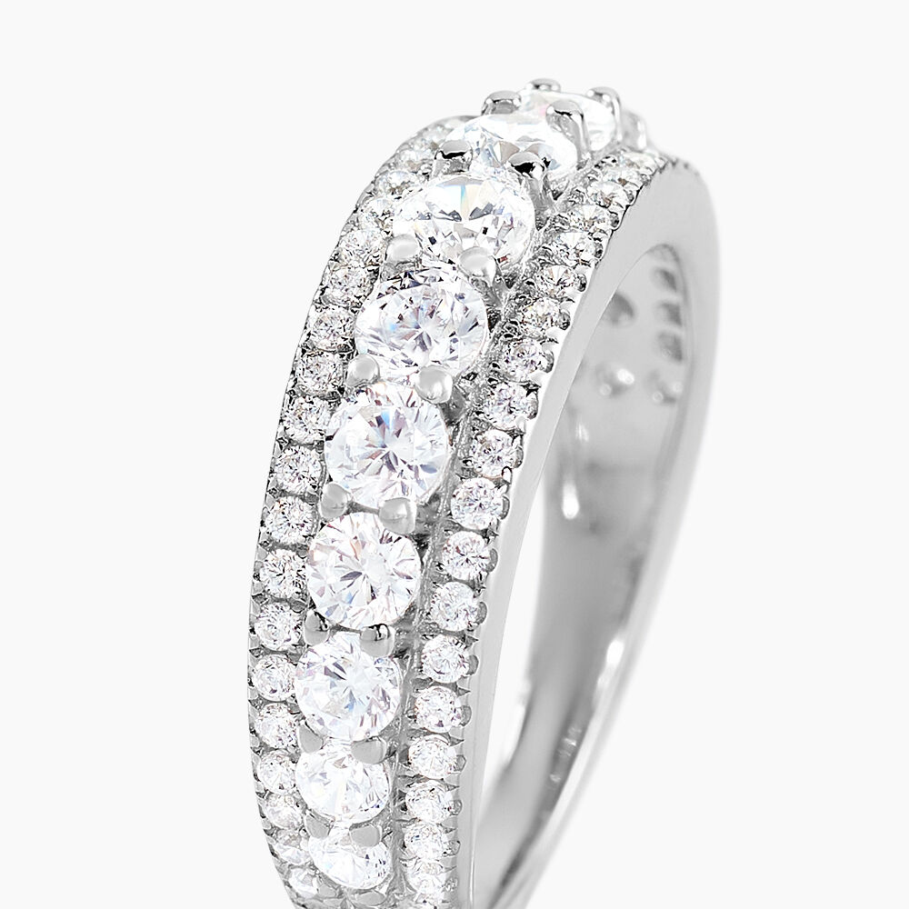 Bague Philomene Argent Blanc Oxyde De Zirconium - Bijoux fantaisie Femme | Marc Orian