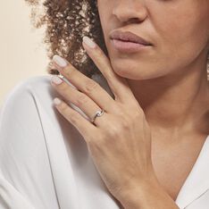 Bague Solitaire Vassilissa Or Blanc Diamant - Bagues Solitaire Femme | Marc Orian