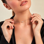Collier Gigi Argent Blanc Diamant Synth&eacute;tique - Colliers avec pierres Femme | Marc Orian