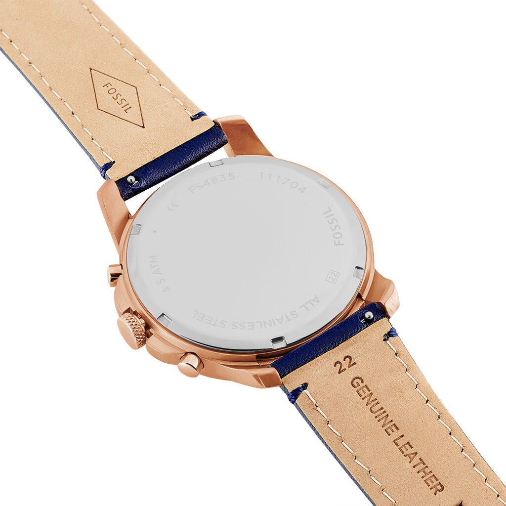 Montre Fossil Grant Bleu - Montres classiques Homme | Marc Orian