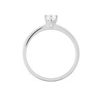 Bague Solitaire Natalia Or Blanc Diamant - Solitaires Femme | Marc Orian