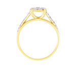 Bague Kate Or Jaune Diamant Synth&eacute;tique - Parures de mariage Femme | Marc Orian