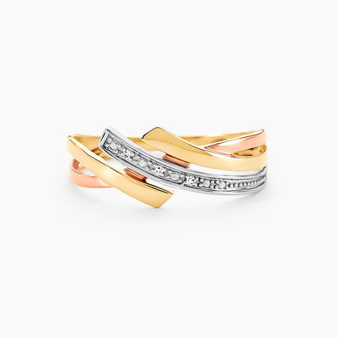 Bague Ainhoa Or Tricolore Diamant - Parures de mariage Femme | Marc Orian