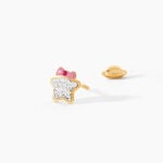 Boucles D'Oreilles Puces Evania Or Jaune Cristal - Puces Enfant | Marc Orian