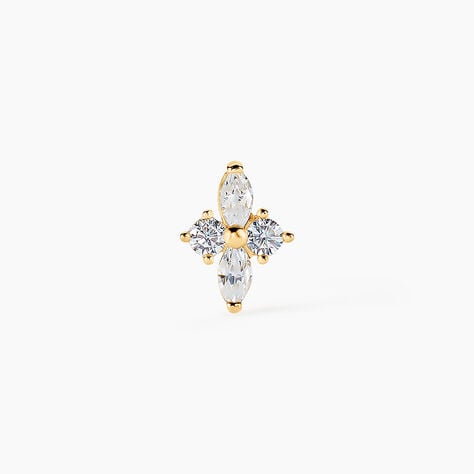 Piercing D'oreille Unitaire Eug&ecirc;nia Or Jaune Oxyde De Zirconium - Piercings Femme | Marc Orian