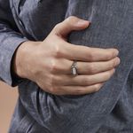 Chevali&egrave;re Argent Argent Teofilo - Bijoux fantaisie Homme | Marc Orian