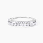 Bague The Crown Or Blanc Oxyde De Zirconium - Bagues avec pierre Femme | Marc Orian
