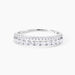 Bague The Crown Or Blanc Oxyde De Zirconium - Bagues avec pierre Femme | Marc Orian