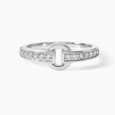 Bague Argent Blanc Candis Oxyde De Zirconium - Bijoux fantaisie Femme | Marc Orian