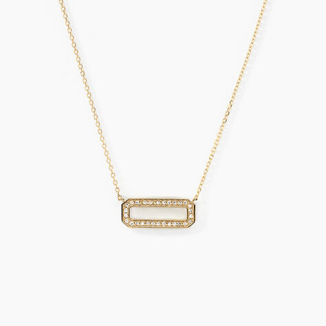 Collier Pris Or Jaune Diamant - Colliers avec pierres Femme | Marc Orian