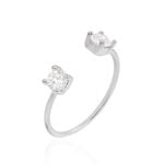 Bague Agnes Argent Blanc Oxyde De Zirconium - Bijoux fantaisie Femme | Marc Orian