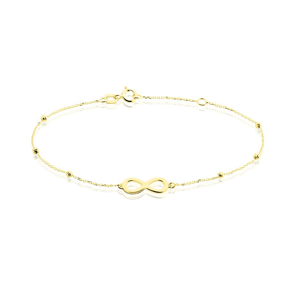 Bracelet Mimy Infini Boules Or Jaune - Bracelets chaînes Femme | Marc Orian