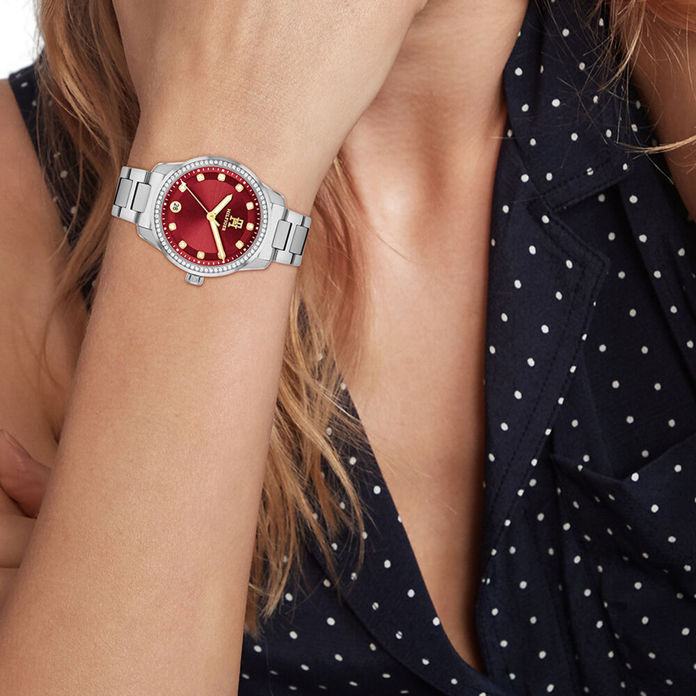 Montre Tommy Hilfiger Th85 Crystals Cerise - Montres étanches Femme | Marc Orian