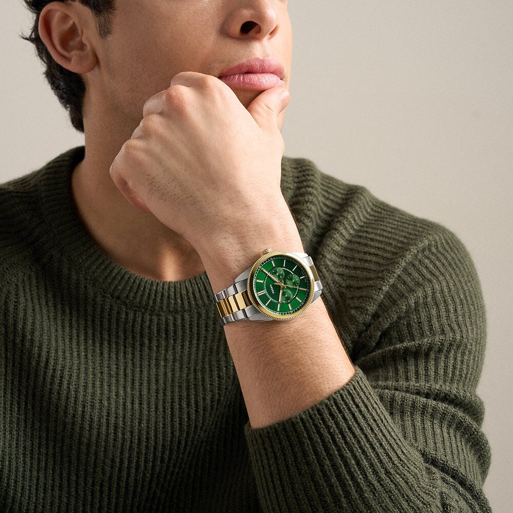Montre Fossil Pearson Vert - Montres &eacute;tanches Homme | Marc Orian