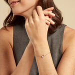 Bracelet Muse Argent Rose Nacre Oxyde De Zirconium - Bracelets fantaisie Femme | Marc Orian
