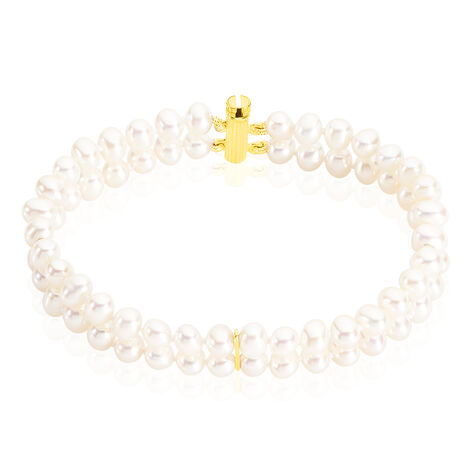 Bracelet Silene Or Jaune Perle De Culture - Bracelets chaînes Femme | Marc Orian