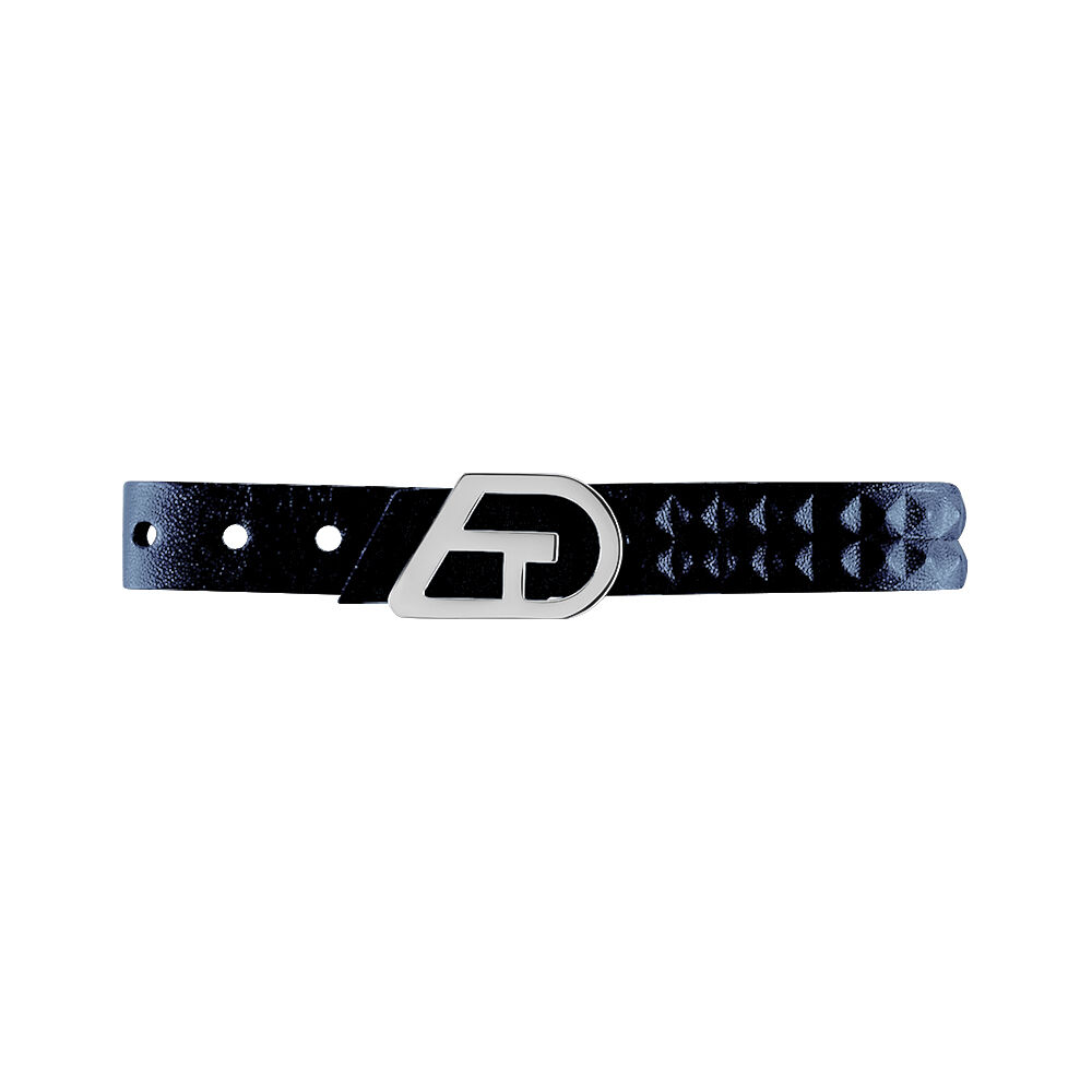 Bracelet Clovis Acier Blanc - Bracelets cuir Famille | Marc Orian