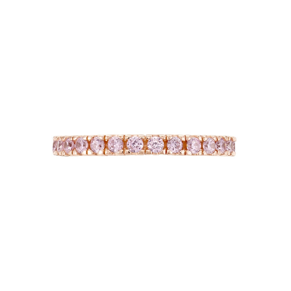 Bague Rio Argent Rose Oxyde De Zirconium - Bagues avec pierre Femme | Marc Orian