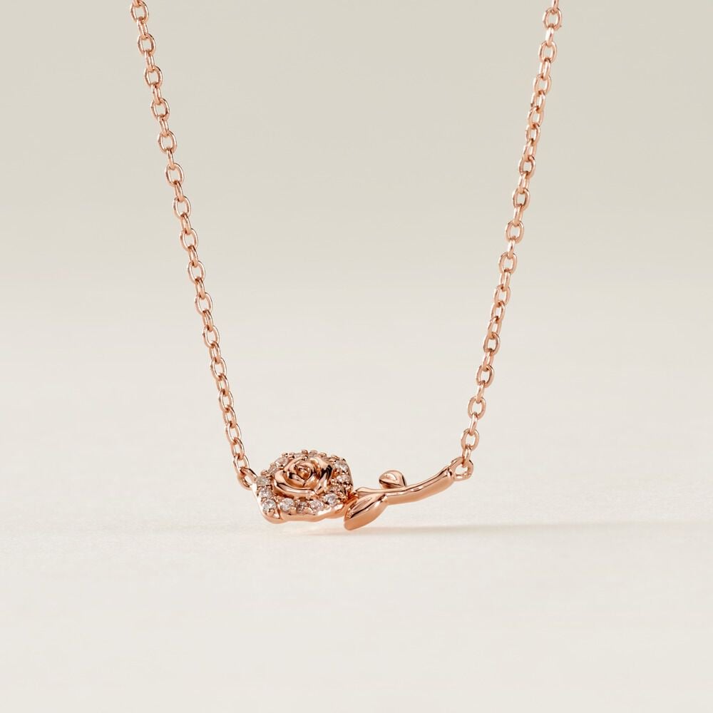 Collier Edenia Argent Rose Oxyde De Zirconium - Colliers avec pierres Femme | Marc Orian