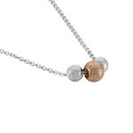 Collier Argent Blanc Bicolore Lemnos - Colliers fantaisie Femme | Marc Orian