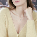 Collier Kaina Or Blanc Diamant - Colliers avec pierres Femme | Marc Orian