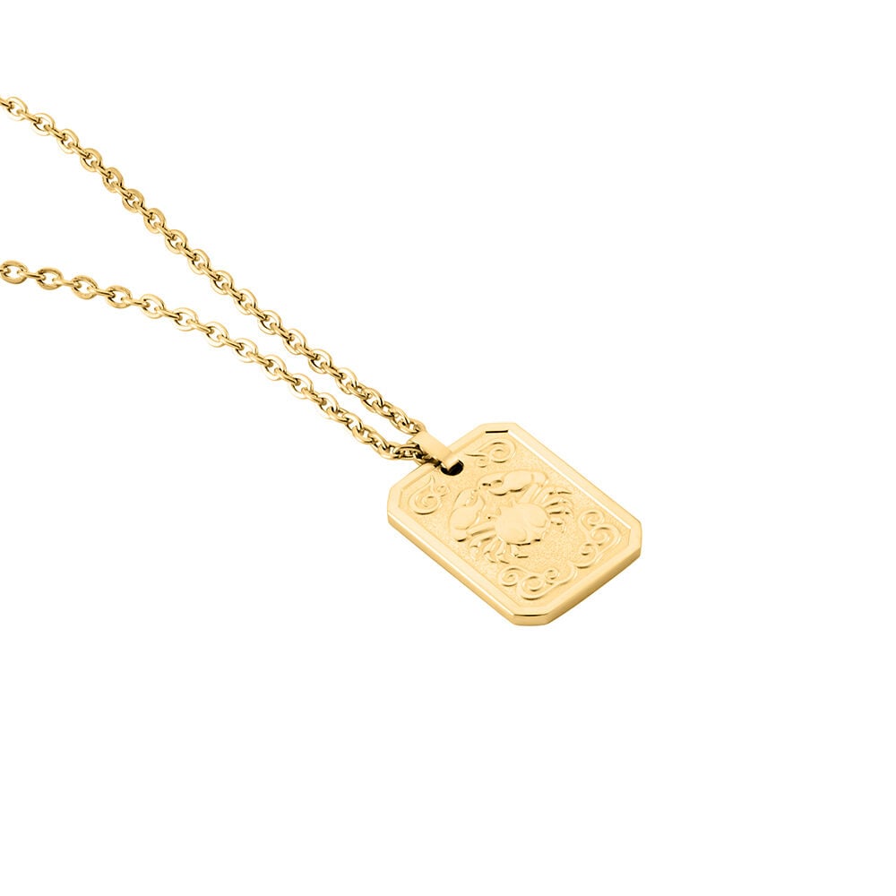 Collier Phebus Him Acier Jaune - Colliers ete Homme | Marc Orian
