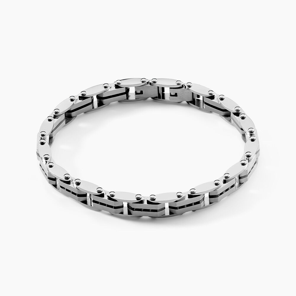 Bracelet Kolby Acier Bicolore - Bracelets cha&icirc;nes Homme | Marc Orian