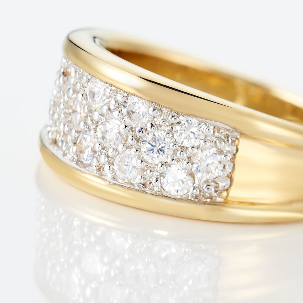 Bague Guerline Plaqué Or Jaune Oxyde De Zirconium - Bagues avec pierre Femme | Marc Orian