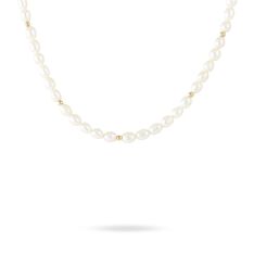 Collier Billes Or Jaune Perle De Culture - Parure de mariage Femme | Marc Orian