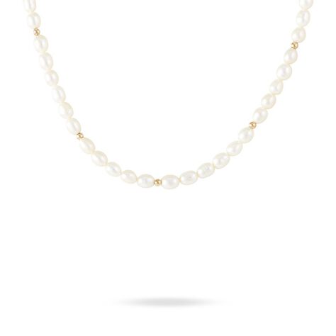 Collier Billes Or Jaune Perle De Culture - Parure de mariage Femme | Marc Orian