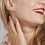 Boucles D'oreilles Pendantes Carole Argent Blanc Oxyde De Zirconium - Pendantes Femme | Marc Orian