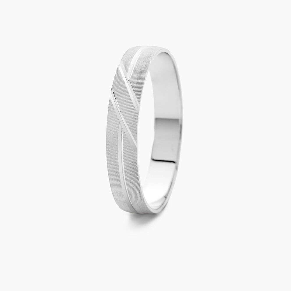 Alliance Mercure Or Blanc - Alliances duo Unisex | Marc Orian