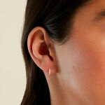 Cr&eacute;ole Unitaire Kalinda Plaqu&eacute; Or Jaune Oxyde De Zirconium - Piercings d'oreilles Femme | Marc Orian