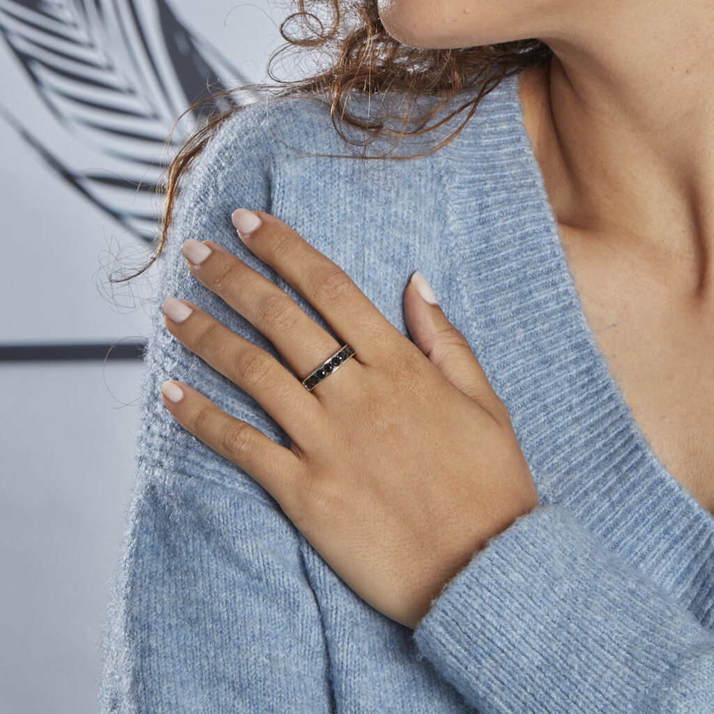 Bague Tour Complet Mondy Argent Oxydes De Zirconium - Bague fantaisie Femme | Marc Orian
