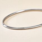 Bracelet Jonc Tabata Argent Blanc - Bracelets joncs Femme | Marc Orian