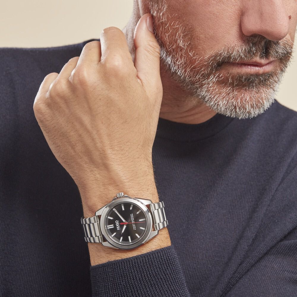 Montre Hugo Adventure Noir - Montres classiques Homme | Marc Orian