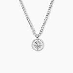 Collier Boss North Acier Blanc - Colliers Homme | Marc Orian