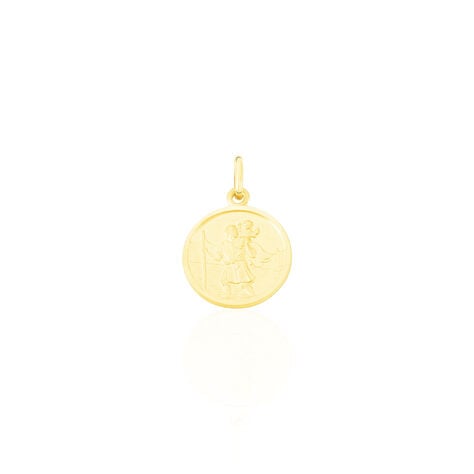 Pendentif Saint Christophe Or Jaune - Médailles et médaillons Famille | Marc Orian