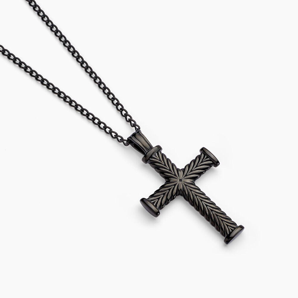 Collier Black Love Acier Bicolore - Colliers fantaisie Homme | Marc Orian