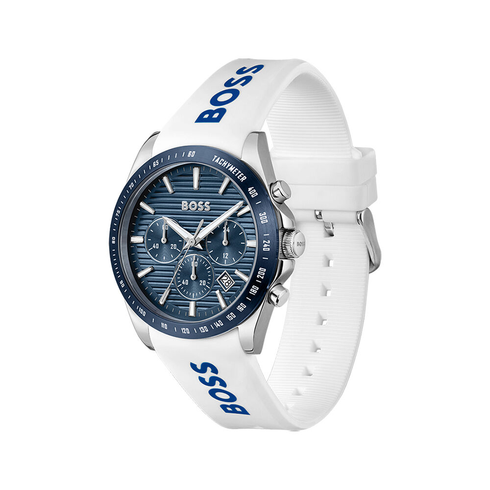 Montre Boss Strike Chrono Bleu - Fête des pères Homme | Marc Orian