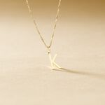 Pendentif Ionia Lettre Or Jaune - Pendentifs Famille | Marc Orian