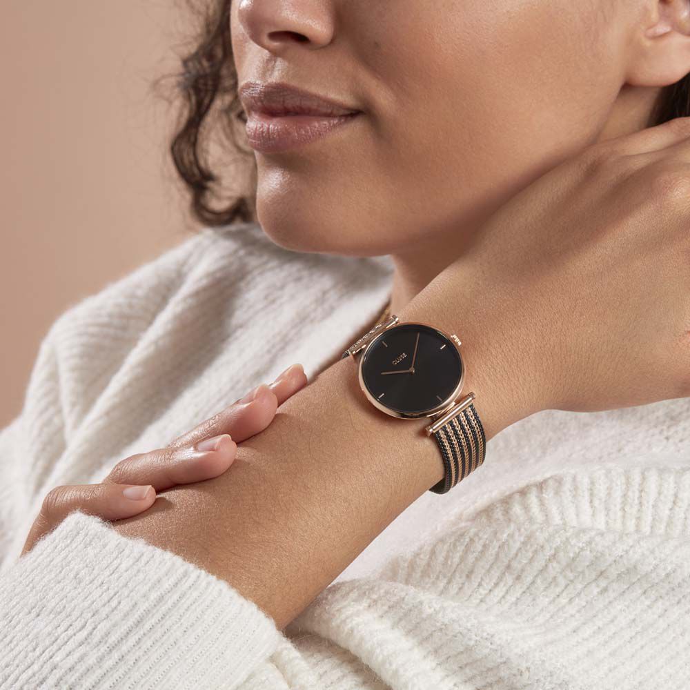 Montre Cluse Triomphe Noir - Montres étanches Femme | Marc Orian