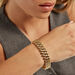 Bracelet Bulle Doree Acier Jaune - Bracelets chaînes Femme | Marc Orian