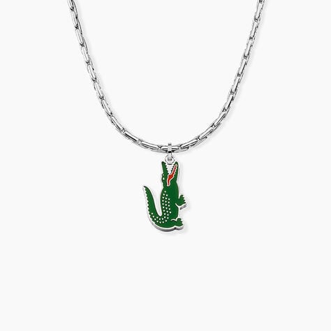 Collier Lacoste Arthor Acier Blanc - Colliers Homme | Marc Orian