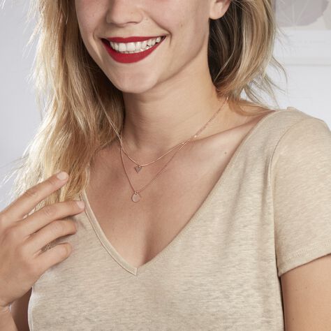Collier Daina Argent Rose - Colliers Femme | Marc Orian